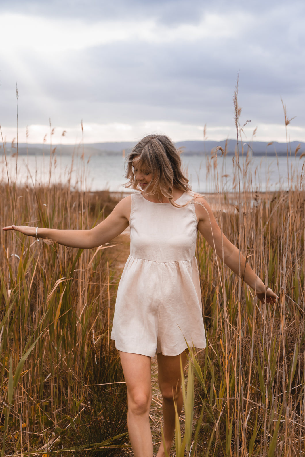 LINEN PLAYSUIT